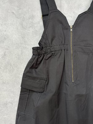 画像2: MakeYourDay　　前後ジャンスカ　BLACK (2)