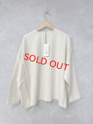 画像4: doux bleu　コットンリネン ワイドプルオーバー　　02；アイボリー　サイズ；FREE (4)