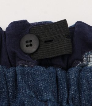 画像4: XLARGE KIDS　総柄カットデニムテーパードパンツ   51;ブルー (4)