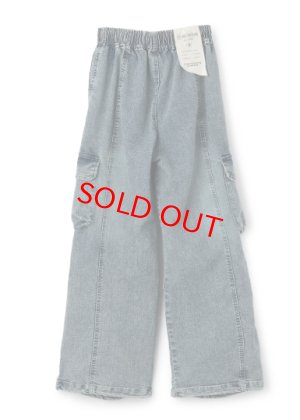 画像3: Lovetoxic  【速乾】【ストレッチ】デニムカーゴパンツ 　50；コン (3)