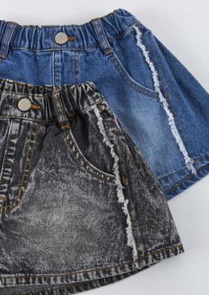 画像3: OCEAN&GROUND　リメイクデニムキュロット (3)