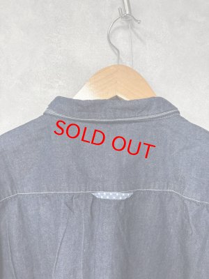 画像5: 2025   快晴堂　　　GIRLS デュアルシーズンデニム羽織カバーシャツ　　1；インディゴデニム　　サイズ；F (5)