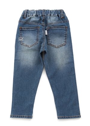 画像2: OCEAN&GROUND　デニムテーパードパンツ　　ナチュラルフェード (2)