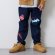 画像1: XLARGE KIDS　総柄カットデニムテーパードパンツ   51;ブルー (1)