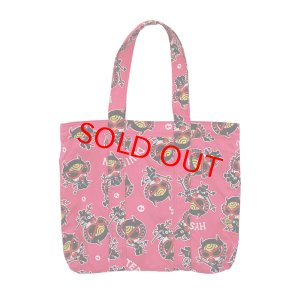 画像2: Y FIRST HYSTERIC　DEVILKIN総柄 綿オックス ペアレンツバッグ　　29；ピンク系 (2)