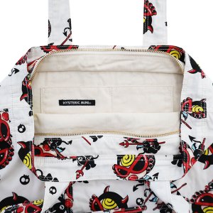 画像3: Y FIRST HYSTERIC　DEVILKIN総柄 綿オックス ペアレンツバッグ　　29；ピンク系 (3)