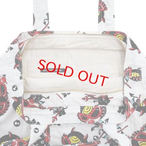 画像3: Y FIRST HYSTERIC　DEVILKIN総柄 綿オックス ペアレンツバッグ　　04；ホワイト系 (3)