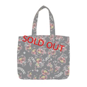 画像1: Y FIRST HYSTERIC　DEVILKIN総柄 綿オックス ペアレンツバッグ　　14；ブラック系 (1)