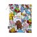 画像2: Hystericmini　HYS-MINI BAND CLUB総柄 巾着　　04；ホワイト系 (2)