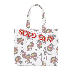 画像2: Y FIRST HYSTERIC　DEVILKIN総柄 綿オックス ペアレンツバッグ　　04；ホワイト系 (2)