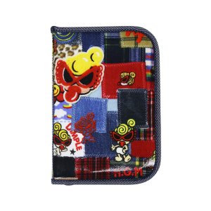 画像4: MY FIRST HYSTERIC　MESSY PATCHWORK総柄 PVC加工 マルチケース　　49；インディゴ (4)