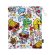 画像1: Hystericmini　HYS-MINI BAND CLUB総柄 巾着　　04；ホワイト系 (1)