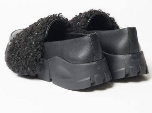 画像4: 2025AW　gomme　　ワイドストラップローファー　2；黒　 (4)