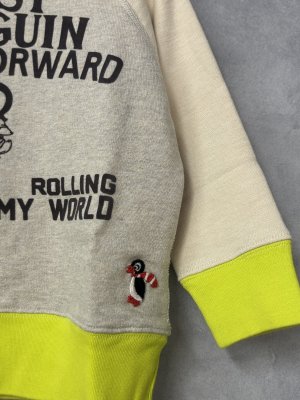 画像2: 2025秋冬　DENIMDUNGAREE　ウラケ PENNIE スウェット　　91；クレイジー (2)