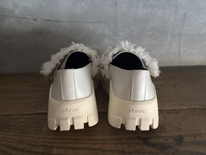 画像3: 2025AW　gomme　　ワイドストラップローファー　1:白 (3)