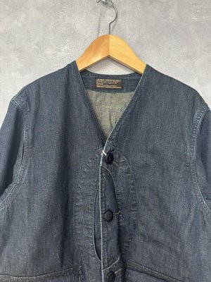 画像2: 2025秋冬　DENIMDUNGAREE　 	8OZデニム ハンター JK　　2；黒 (2)