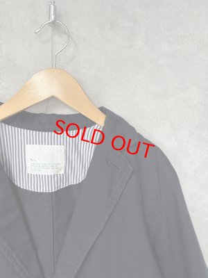 画像3: NATURAL LAUNDRY 　 Bツイル　トラッドジャケット　　490:ネイビー　　サイズ2 (3)