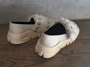 画像4: 2025AW　gomme　　ワイドストラップローファー　1:白 (4)