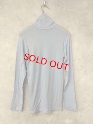 画像3: grin　シアーコットンシルクハイカラープルオーバー　410：ブルー　　サイズ；F (3)