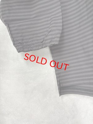 画像2: NATURAL LAUNDRY 　 先染めパネルワイドプルオーバー　992；ブラック系　　サイズ2 (2)