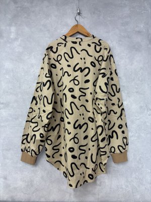 画像4: MakeYourDay　　ガラバンドCシャツ　　メンズサイズ　ベージュ (4)