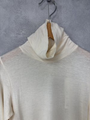 画像2: grin　シアーコットンシルクハイカラープルオーバー　160：アイボリー 　サイズ；F (2)