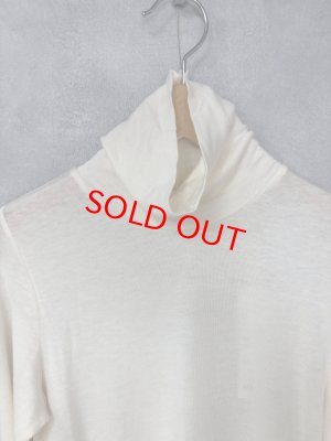 画像2: grin　シアーコットンシルクハイカラープルオーバー　160：アイボリー 　サイズ；F (2)