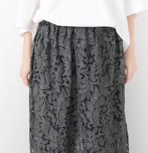 画像4: Veritecoeur     レーススカート　 サイズ；FREE     (4)