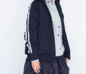 画像1: 2025AW   フランキーグロウ　KUMA EMBROIDERY PATCH TRACK  JACKET    カラー；BLACK (1)