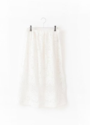 画像2: Veritecoeur     レーススカート　 サイズ；FREE     (2)