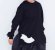 画像1: 2025AW   フランキーグロウ　VARIOUS MESH FRILL L/S TEE    カラー；BLACK (1)