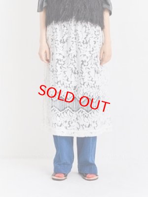 画像7: Veritecoeur     レーススカート　 サイズ；FREE (7)