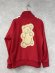 画像4: 2025AW   フランキーグロウ　KUMA EMBROIDERY PATCH TRACK  JACKET    カラー；RED　(おとな) (4)