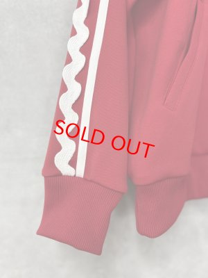 画像2: 2025AW   フランキーグロウ　KUMA EMBROIDERY PATCH TRACK  JACKET    カラー；RED　(おとな) (2)