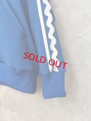 画像2: 2025AW   フランキーグロウ　KUMA EMBROIDERY PATCH TRACK  JACKET    カラー；BLUE　(おとな) (2)