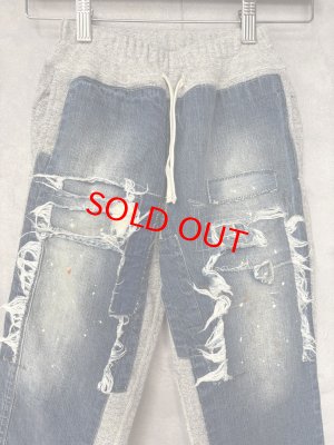 画像2: 2025秋冬　DENIMDUNGAREE　　ビンテージウラケ リメイク PN　　3；グレー (2)