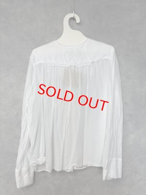 画像4: 2025AW   Bon Vieux Temps　ブラウス　　10：ホワイト　　サイズ；2 (4)