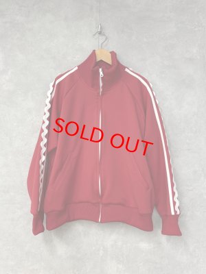 画像1: 2025AW   フランキーグロウ　KUMA EMBROIDERY PATCH TRACK  JACKET    カラー；RED　(おとな) (1)