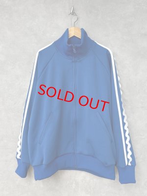 画像1: 2025AW   フランキーグロウ　KUMA EMBROIDERY PATCH TRACK  JACKET    カラー；BLUE　(おとな) (1)