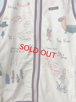 画像2: 2025秋冬　DENIMDUNGAREE　 フリース ラクガキ ベスト　　11；生成 (2)