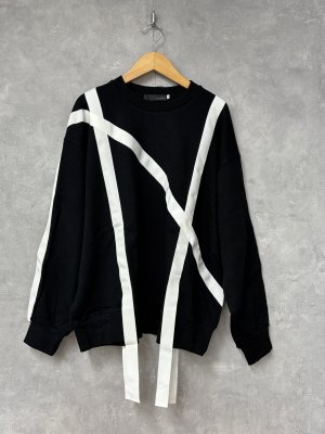 画像1: 2025秋冬　  nunuforme 　　Nテープ スウェット　Black　　大人サイズ (1)