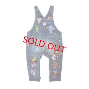 画像3: MY FIRST HYSTERIC　HYS-MINI BAND CLUB Like a denim Viscotex サロペット　45；インディゴ    サイズ；FREE(80-90cm) (3)