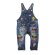 画像1: MY FIRST HYSTERIC　HYS-MINI BAND CLUB Like a denim Viscotex サロペット　45；インディゴ    サイズ；FREE(80-90cm) (1)