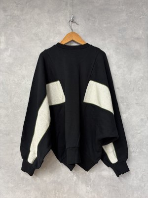 画像3: 2025秋冬　  nunuforme 　　パイピング スウェット 　Black　　大人サイズ (3)