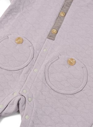 画像4: La stella　　雲柄キルトコビトフードロンパス　　　　 (4)