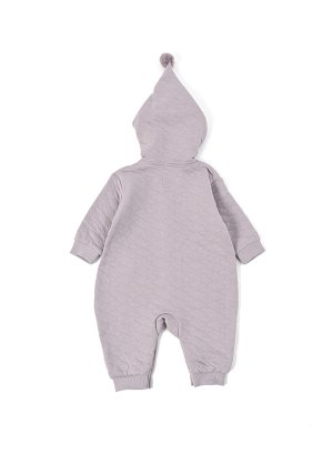 画像2: La stella　　雲柄キルトコビトフードロンパス　　　　 (2)