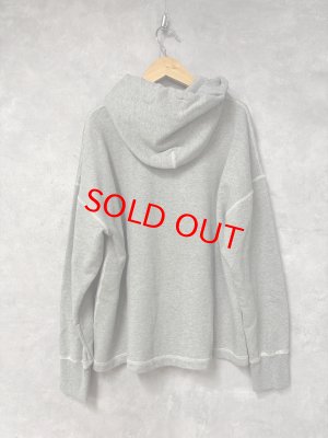 画像4: NATURAL LAUNDRY 　 セントラル裏毛ハーフZIP　プルオーバー　　920；グレー　サイズ2 (4)