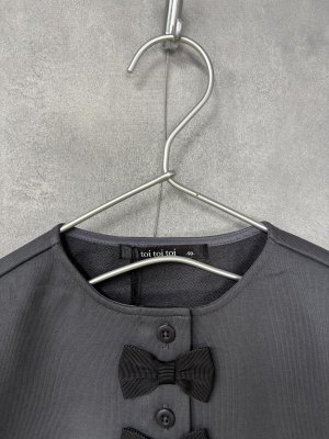 画像2: toi toi toi 　クラヴェルカーデ　カラー；charcoalgray (2)