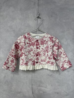 画像1: toi toi toi 　フルレットベビーカーデ　カラー；red (1)