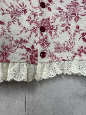 画像2: toi toi toi 　フルレットベビーカーデ　カラー；red (2)